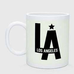 Кружка керамическая Los Angeles Star, цвет: фосфор