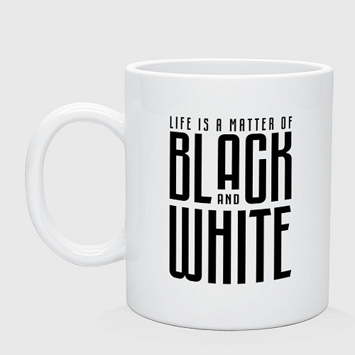 Кружка Juventus: Black & White / Белый – фото 1