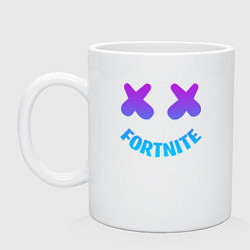 Кружка керамическая FORTNITE x MARSHMELLO, цвет: белый