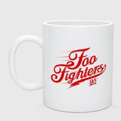 Кружка керамическая Foo Fighters 95, цвет: белый