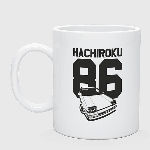 Кружка Toyota AE86 Hachiroku / Белый – фото 1