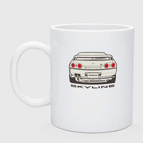 Кружка Nissan Skyline R32 / Белый – фото 1