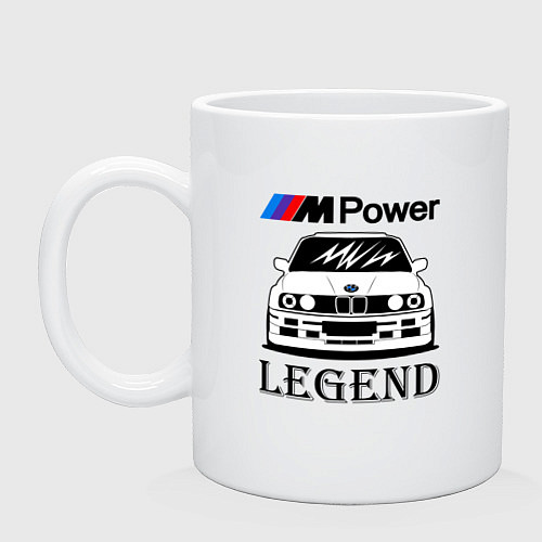 Кружка BMW Power LEGEND / Белый – фото 1