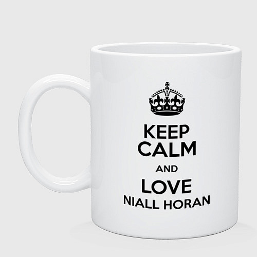 Кружка Keep Calm & Love Niall Horan / Белый – фото 1