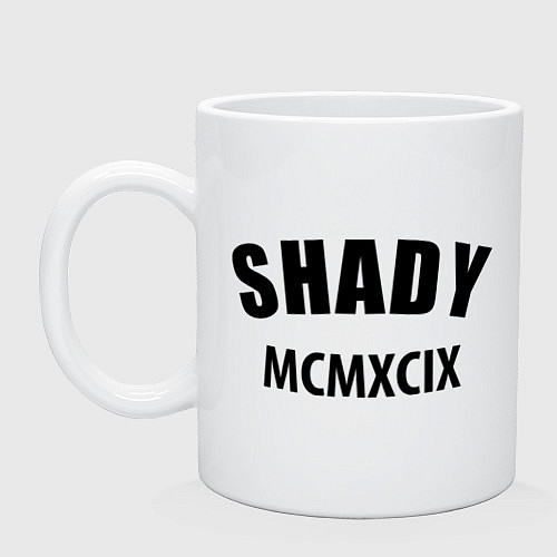 Кружка Shady MCMXCIX / Белый – фото 1