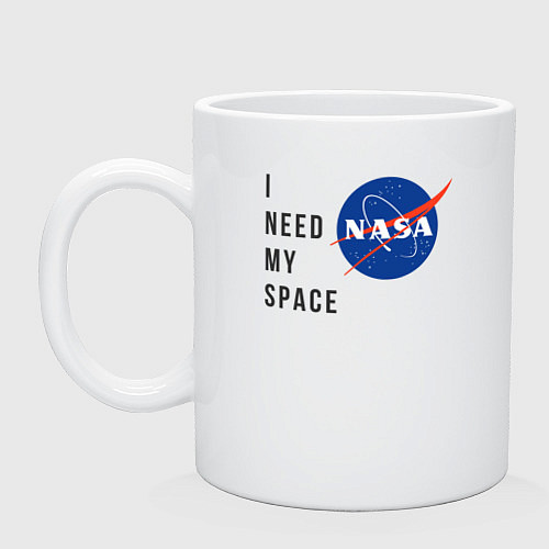 Кружка Nasa i need my space / Белый – фото 1