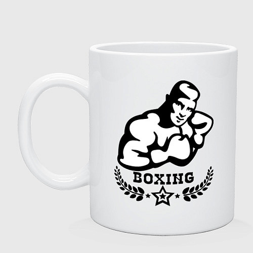 Кружка Boxing Champion / Белый – фото 1