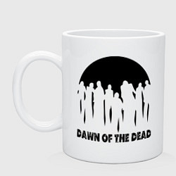 Кружка керамическая Dawn of the dead, цвет: белый