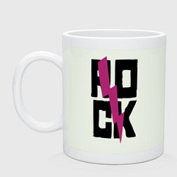 Кружка керамическая Rock Voltage, цвет: фосфор