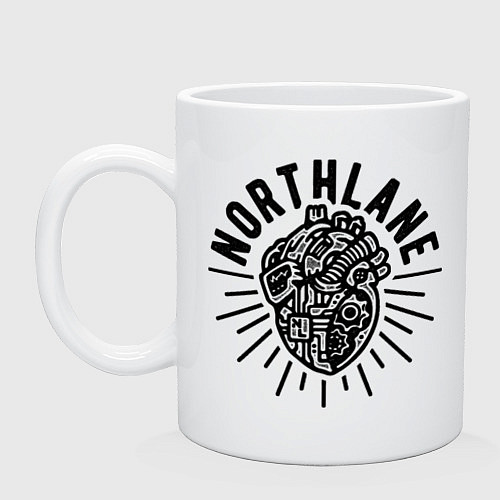 Кружка Northlane: Heart / Белый – фото 1