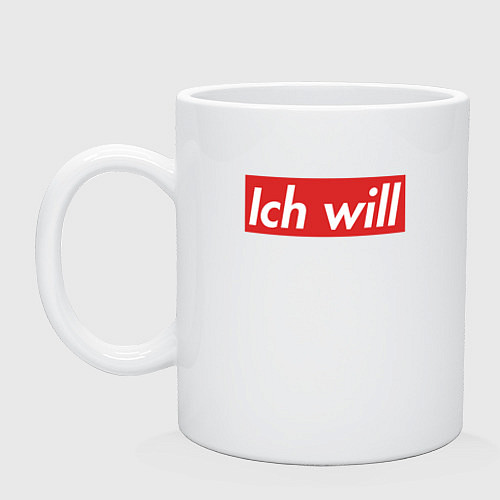 Кружка Ich will / Белый – фото 1