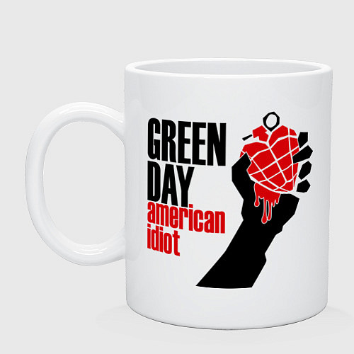 Кружка Green Day: American idiot / Белый – фото 1