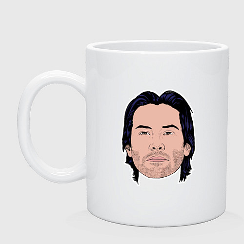 Кружка Кеану Ривз / Белый – фото 1