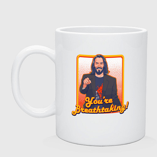 Кружка Breathtaking / Белый – фото 1