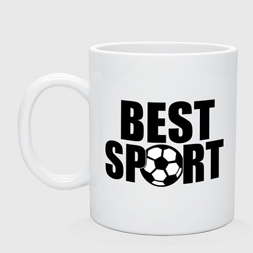 Кружка Football: Best sport / Белый – фото 1