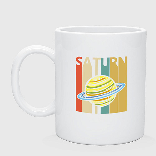 Кружка Сатурн / Белый – фото 1