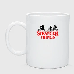 Кружка керамическая STRANGER THINGS, цвет: белый