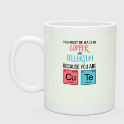 Кружка керамическая Copper and Tellurium, цвет: фосфор