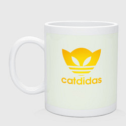 Кружка керамическая Catdidas, цвет: фосфор