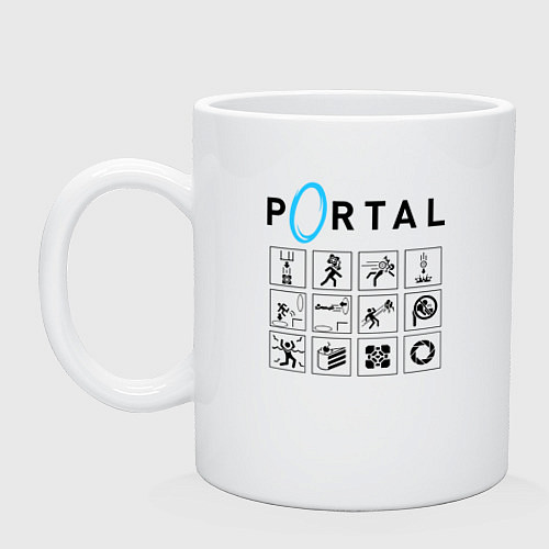 Кружка PORTAL / Белый – фото 1