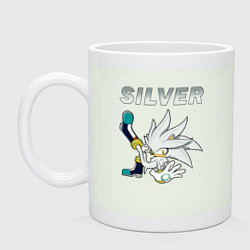 Кружка керамическая SONIC Silver, цвет: фосфор