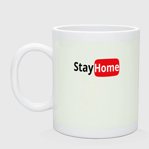 Кружка Stay Home / Фосфор – фото 1