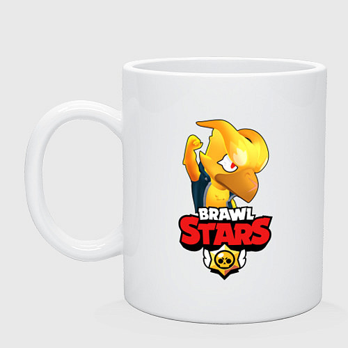 Кружка BRAWL STARS CROW PHOENIX / Белый – фото 1