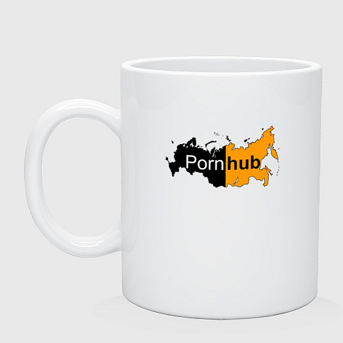 Кружка Logo PornHub / Белый – фото 1