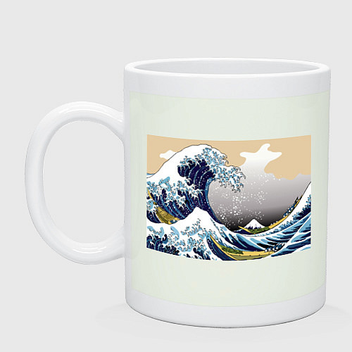 Кружка The great wave off kanagawa / Фосфор – фото 1