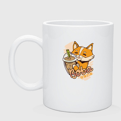 Кружка Корги коктейль / Белый – фото 1