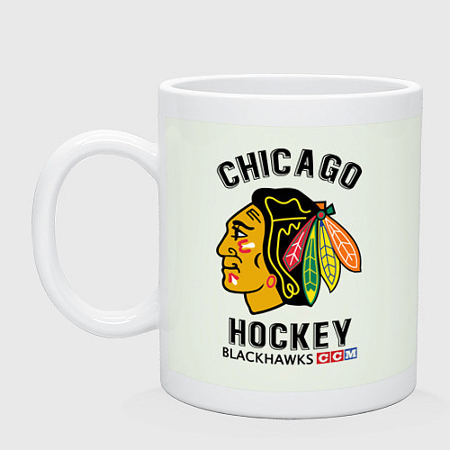 Кружка CHICAGO BLACKHAWKS NHL / Фосфор – фото 1