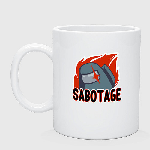 Кружка Among Us Sabotage / Белый – фото 1