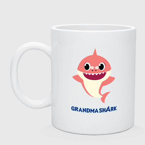 Кружка Baby Shark Grandma / Белый – фото 1