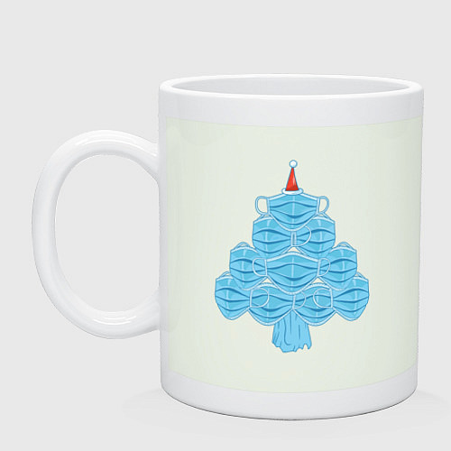 Кружка Елка из масок / Фосфор – фото 1