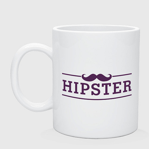 Кружка Hipster / Белый – фото 1