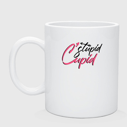 Кружка Stupid cupid / Белый – фото 1