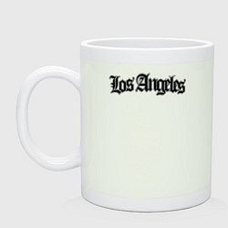 Кружка керамическая Los Angeles, цвет: фосфор