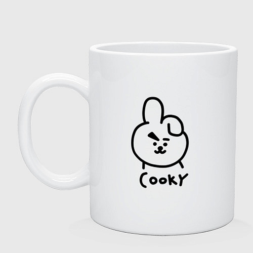 Кружка COOKY BTS / Белый – фото 1