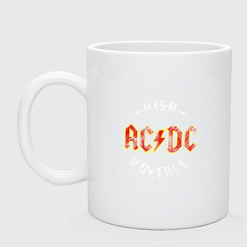 Кружка AC DC HIGH VOLTAGE / Белый – фото 1