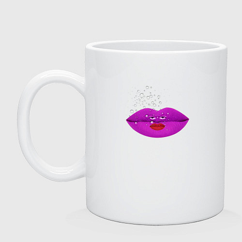 Кружка Губы / Белый – фото 1
