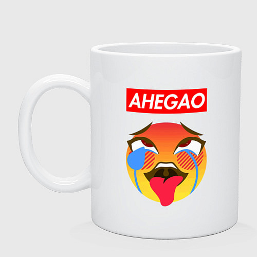Кружка AHEGAO EMOJI / Белый – фото 1
