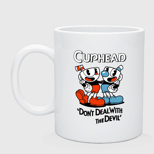 Кружка Cuphead, Dont deal with devil / Белый – фото 1