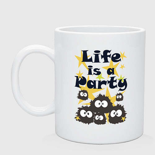 Кружка Жизнь это тусовка / Белый – фото 1
