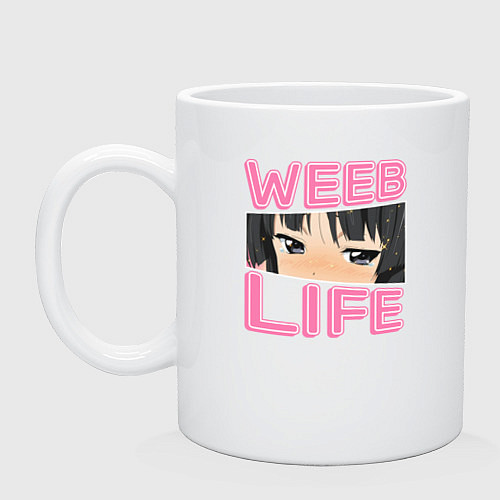 Кружка Weeb life / Белый – фото 1