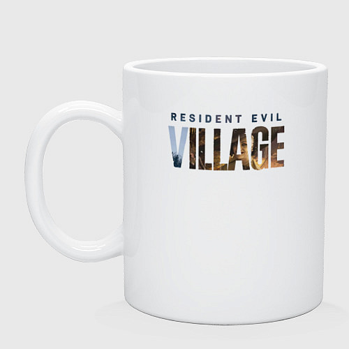 Кружка Resident Evil 8 Village Logo / Белый – фото 1