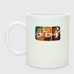 Кружка керамическая Мультмяускулс, цвет: фосфор