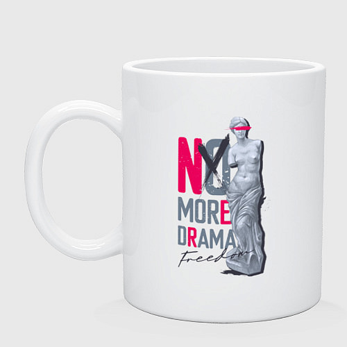 Кружка No more Drama Статуя Свободы / Белый – фото 1