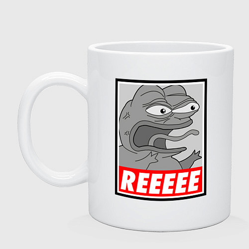 Кружка Pepe trigger / Белый – фото 1