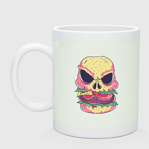 Кружка Череп Бургер Skull Burger / Фосфор – фото 1