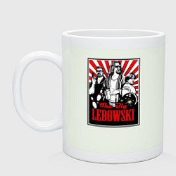 Кружка керамическая Большой Лебовский, цвет: фосфор